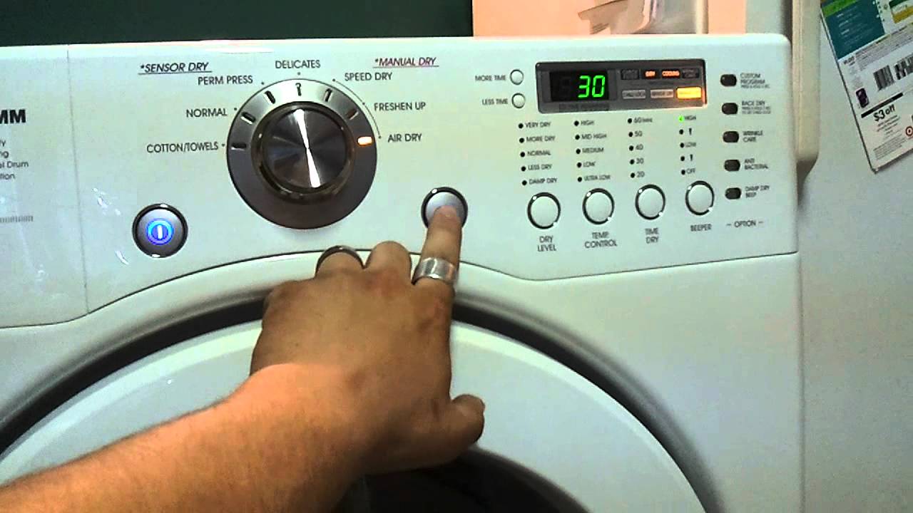 parts manual for lg washers