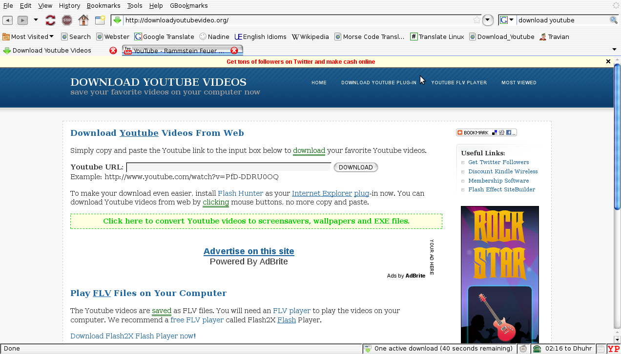 how to manually download youtube videos
