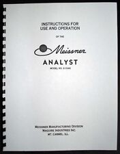 user manual of speco fs-4820 oscilloscope