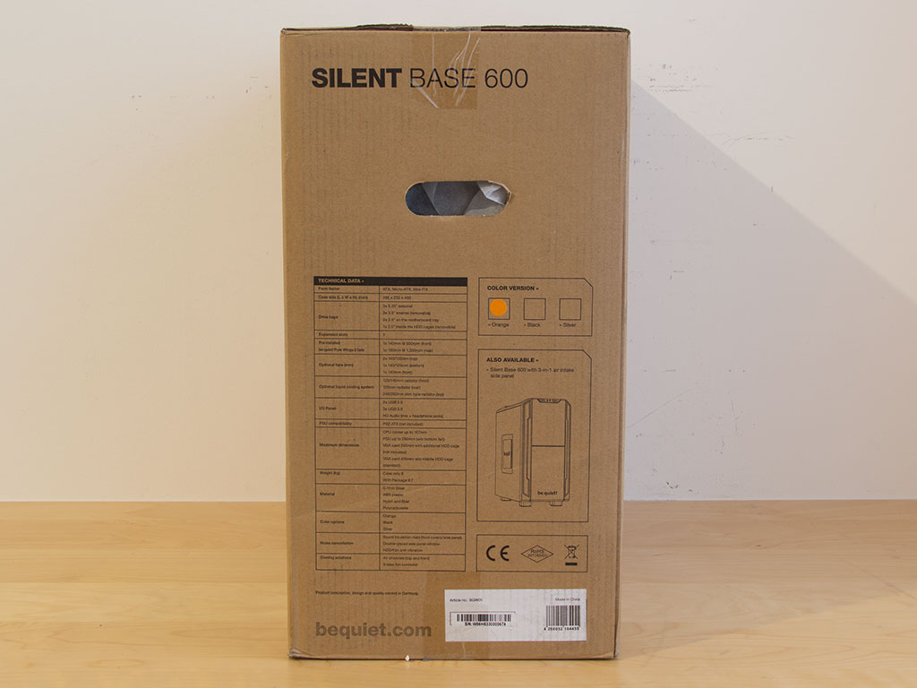 silent base 600 be quiet manual