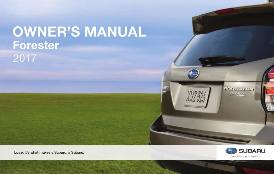 2016 forester xt limited owner manual pdf