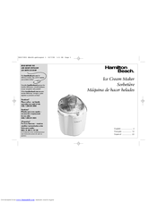 hamilton beach ice cream maker 68321z manual