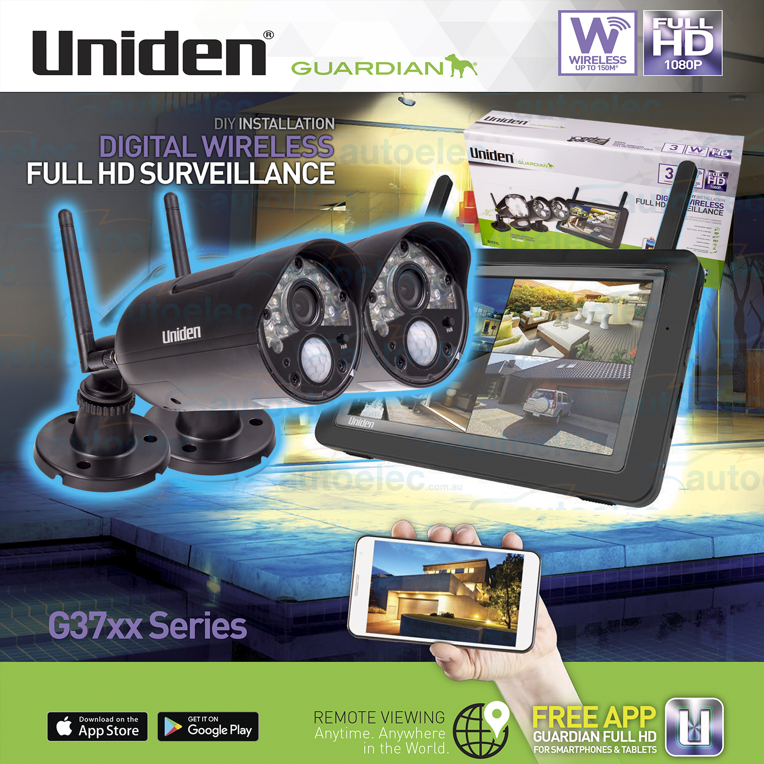 uniden wireless security surveillance system manual