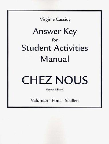 valdman albert student activities manual online