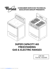whirlpool accubake manual super capacity 465